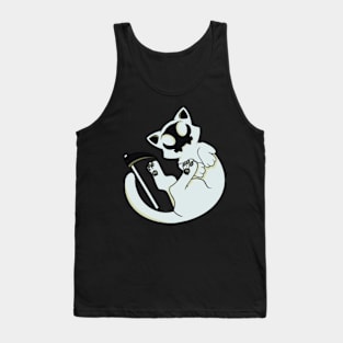 Doom Cat, Spooky Grim Reaper Inverted Tank Top